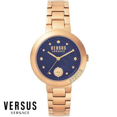 Versus by Versace VSP370717 Lan Tao Island blau roségold Armband Uhr Damen NEU