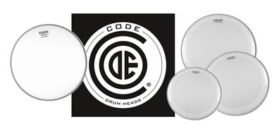 CODE Drumheads Generator Clear Set Fusion