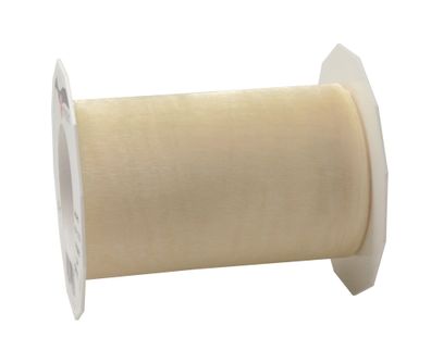 Präsent Organza Sheer 25-m-Rolle 112 mm creme