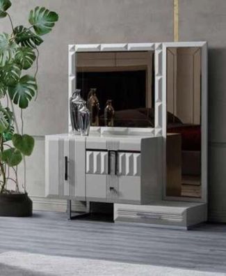 Modern Schlafzimmer Schminktisch Kommode mit Spiegel Konsole Kommoden Holz