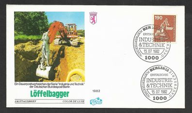 FDC Berlin 2 Belege Industrie und Technik Michel 670-671 15.07.1982