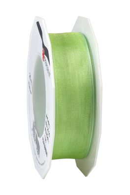 Präsent Organza Four Seasons 25-m-Rolle 25 mm neo mint mit Drahtkante