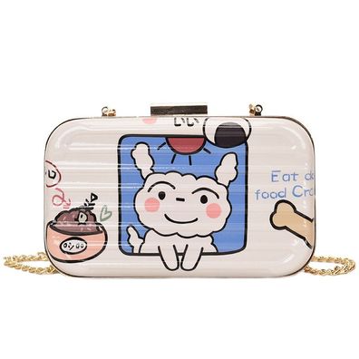 Cute Shiro Umhängetaschen einfache Kettentasche Mädchen kleine Geldbörsen