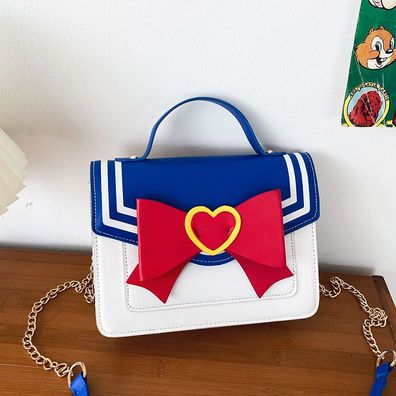 Sailor Moon Umhängetaschen einfache Quadratische Tasche Mädchen Geldbörsen
