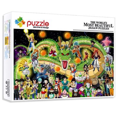 Anime Dragon Ball Puzzle 1000 Teile Brettspiele Puzzle Dekompression Jigsaw
