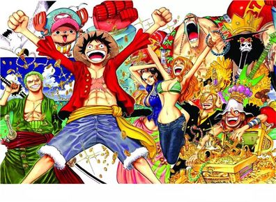1000 Teile Anime One Piece Nami Chopper Zoro Puzzle Brettspiele Jigsaw Geschenk