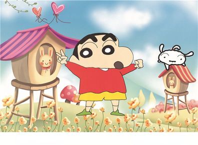 Anime 1000 Teile Crayon Shin-chan Puzzle Brettspiele Decompression Jigsaw