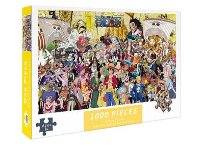 Anime One Piece Alle Zeichen Puzzle 1000Teile Kinder Brettspiele Jigsaw Geschenk