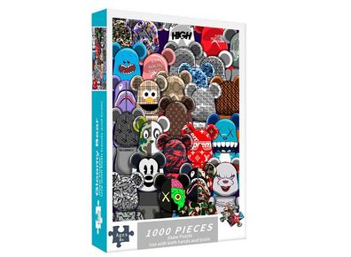 Cartoon Gloomy Bear Puzzle 1000 Teile Kinder Brettspiele Jigsaw Geduldspiele