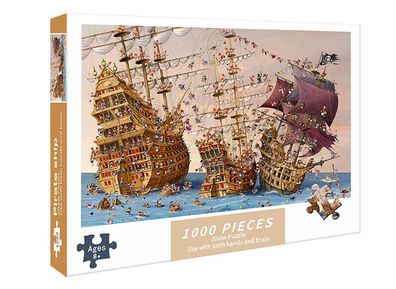 Piratenschiff Puzzle 1000 Teile Puzzle Brettspiele Kinder Jigsaw Papier Spiel