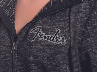 Fender Ladies Long Sleeve Zip Hoodie