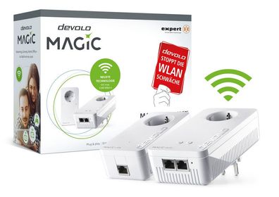 Devolo Magic 1200+ WiFi Starter Kit Powerline Set