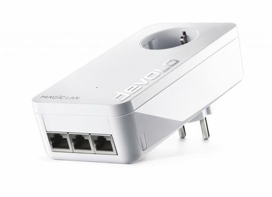 Devolo Magic 2 LAN triple 2400 Mbit/ s Eingebauter Ethernet-Anschluss Weiß 1 Stüc