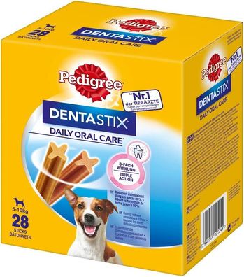 Pedigree DentaStix Daily Oral Care Zahnpflegesnack Hundefutter 5-10 kg 112 Stück