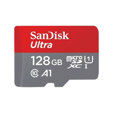 SanDisk Ultra microSDXC UHC-I Karte 128 GB inkl. Adapter Class 10