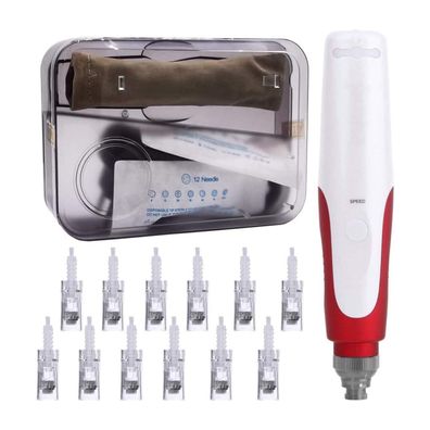 Derma Pen Microneedling Dermapen Anti-Aging Anti Falten Gerät BB mit 12 Nadeln