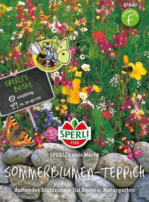 Sommerblumen-Teppich SPERLI's 1001-Nacht - duftendes Blütenmeer für Beete und ...