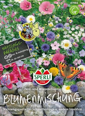 Blumenmischung ''Feld- und Wiesencharme'' Nahrungsquelle für Schmetterlinge und ...