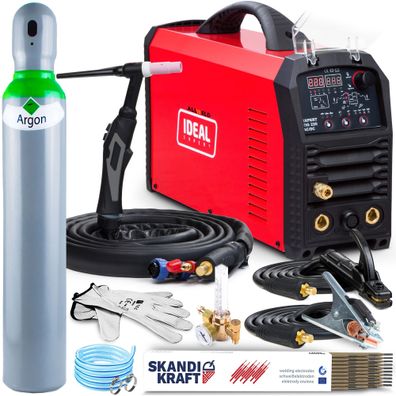 IDEAL EXPERT WIG 220 AC/ DC PULSE Schweißgerät WIG AC/ DC MMA 230V 50Hz 5-200A