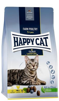 Happy Cat ? Culinary Adult Land Geflügel - ausgewachsene Katzen und Kater - 300 g ...