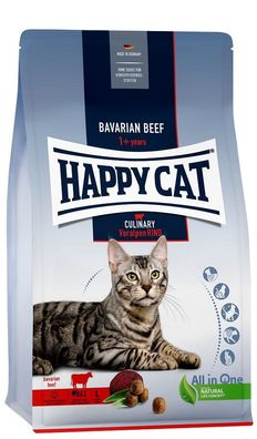 Happy Cat ?Culinary Adult Voralpen Rind - ausgewachsene Katzen und Kater - 1,3 kg ...