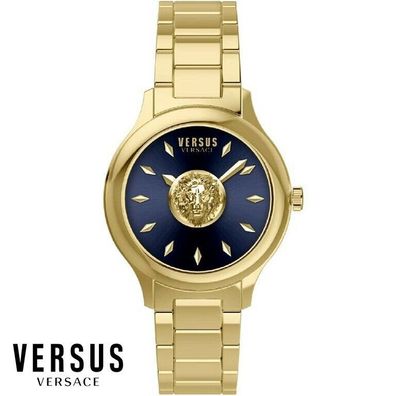 Versus by Versace VSP411919 Tokai blau gold Edelstahl Armband Uhr Damen NEU