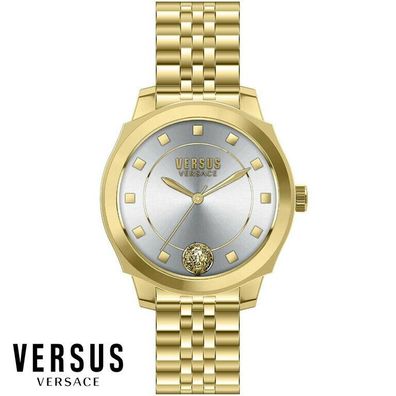 Versus by Versace VSP510618 Chelsea silber gold Edelstahl Armband Uhr Damen NEU