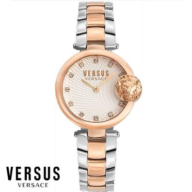 Versus by Versace VSP871418 Buffle Bay roségold Edelstahl Armband Uhr Damen NEU