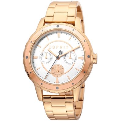 Esprit Uhr ES1L140M0115 Damen Armbanduhr Rosé Gold