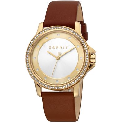 Esprit Uhr ES1L143L0035 Damen Armbanduhr Gold