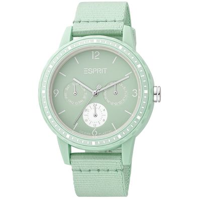 Esprit Uhr ES1L284L0115 Damen Armbanduhr Grün
