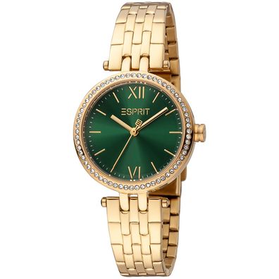 Esprit Uhr ES1L327M0075 Damen Armbanduhr Gold