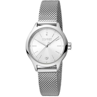 Esprit Uhr ES1L330M0035 Damen Armbanduhr Silber