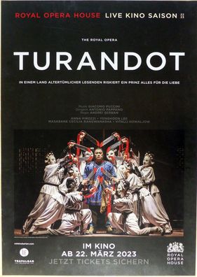 Turandot - Royal Opera House London - Original Kino-Plakat A1 - Anna Pirozzi - Poster