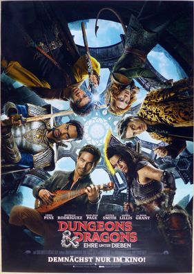 Dungeons & Dragons - Ehre unter Dieben -Original Kinoplakat A0-Chris Pine- Filmposter