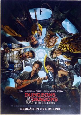 Dungeons & Dragons - Ehre unter Dieben -Original Kinoplakat A1-Chris Pine- Filmposter