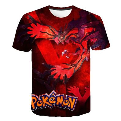 Pokemon T-Shirt für Kinder (Unisex) - Motiv: Yveltal