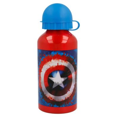 Marvel Captain America Aluminium Flasche 400ml