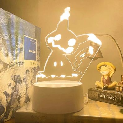 Pokemon Nachtlampe Mimigma - 3D Lampe für Kinder Mimikyu