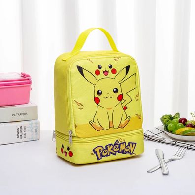 Pokemon Tasche Pikachu Lunch-Rucksack für Essen und Getränke