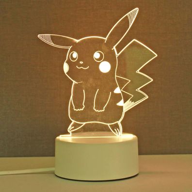Pokemon Nachtlampe Pikachu - 3D Lampe für Kinder