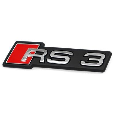 Original Audi RS3 (8Y) Schriftzug Kühlergrill Logo Plakette chrom 8Y0853736A2ZZ