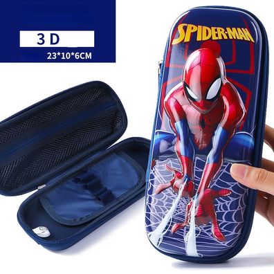 3D Spider-Man Einschichtig Mäppchen Iron Man Schreibwaren Student Stiftebox