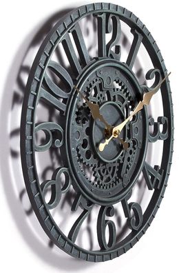 Uhr Gartenornament Wanduhr Wasserdicht