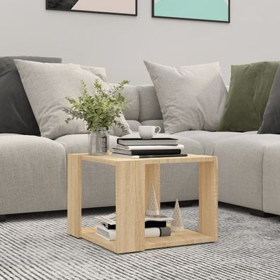 vidaXL Couchtisch Sonoma-Eiche 40x40x30 cm Holzwerkstoff