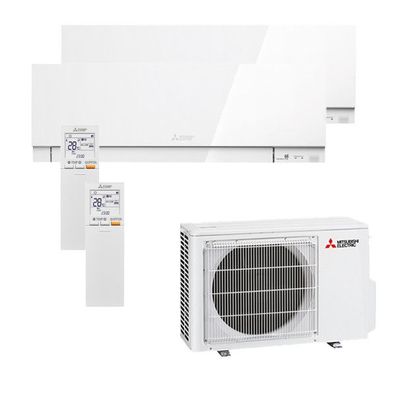 Klimaanlage Mitsubishi Electric Premium Set 2x 2,5kW Kühlen A + + Luftfilter