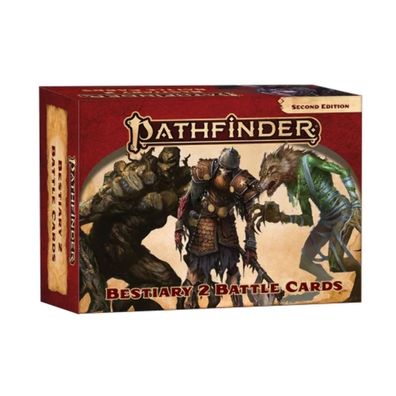 Pathfinder 2.0 Bestiary 2 Battle Cards - Englisch