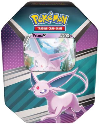 Pokemon Psiana V (Espeon) Tin Box 98 Sammelkarten DE