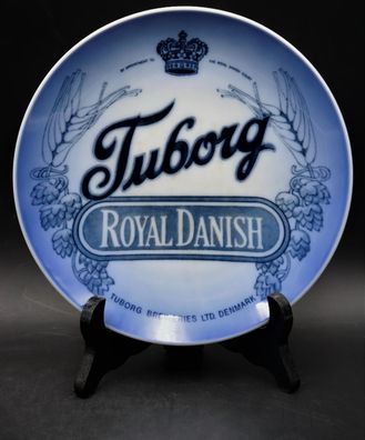 RAR Royal Copenhagen Tuborg Brauereiteller Blaumalerei Sammelteller selten 1#W