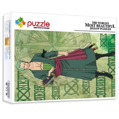 Anime 1000 Teile One Piece Zoro Luffy Puzzle Sammeln Puzzle Brettspiele Jigsaw